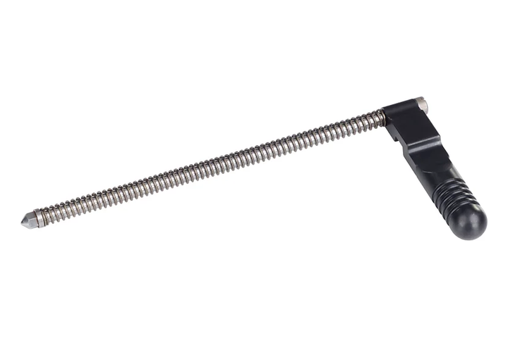 Volquartsen Firearms Extended Bolt Handle and Recoil Rod Assembly for 10/22, Black. Maker product photo.